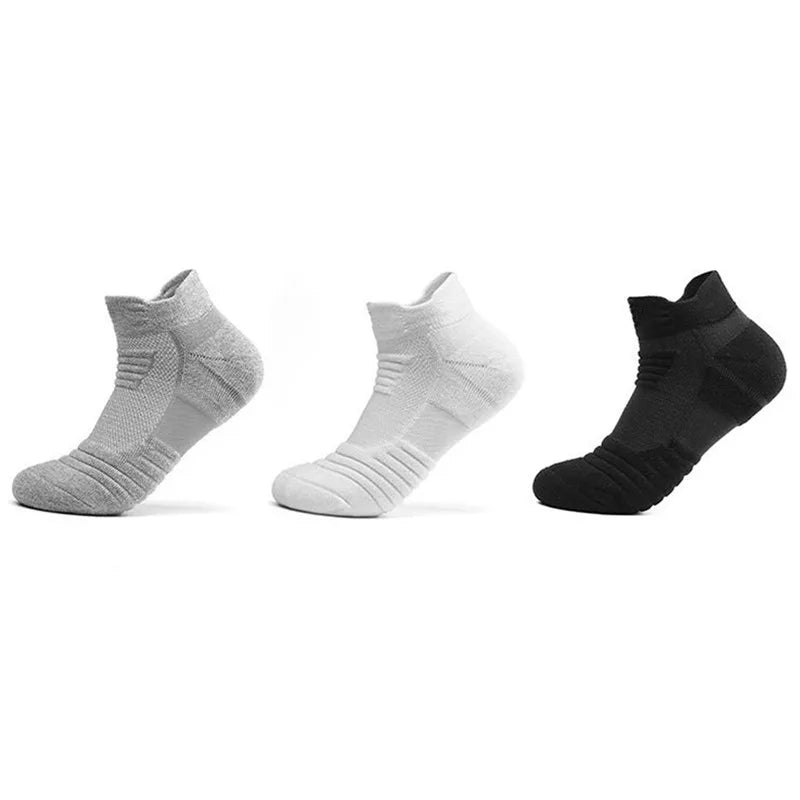Unisex Breathable Ankle Athletic Socks – Cotton, Anti‑Slip, Running & Gym - 3KDyn